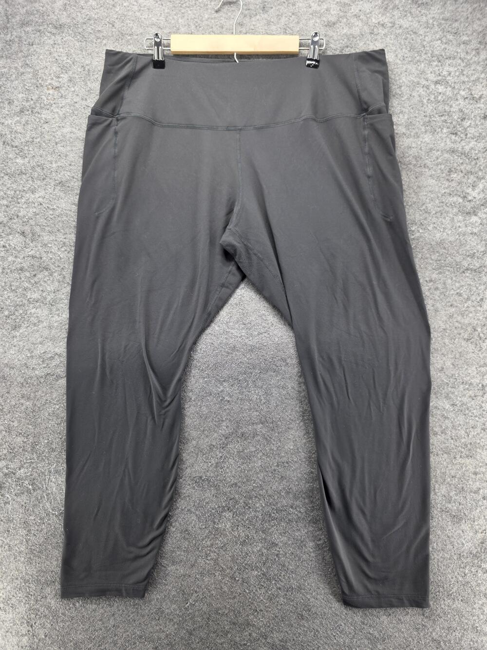Under Armour Leggings Womens 3X Black Ankle Yoga Elastic Waist 27.5 Inseam